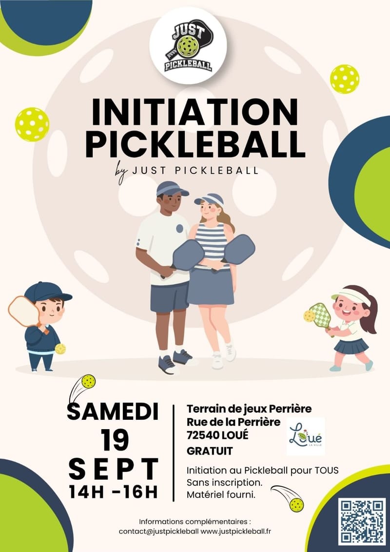 Loué (72) - Session gratuite d'inititation au Pickleball