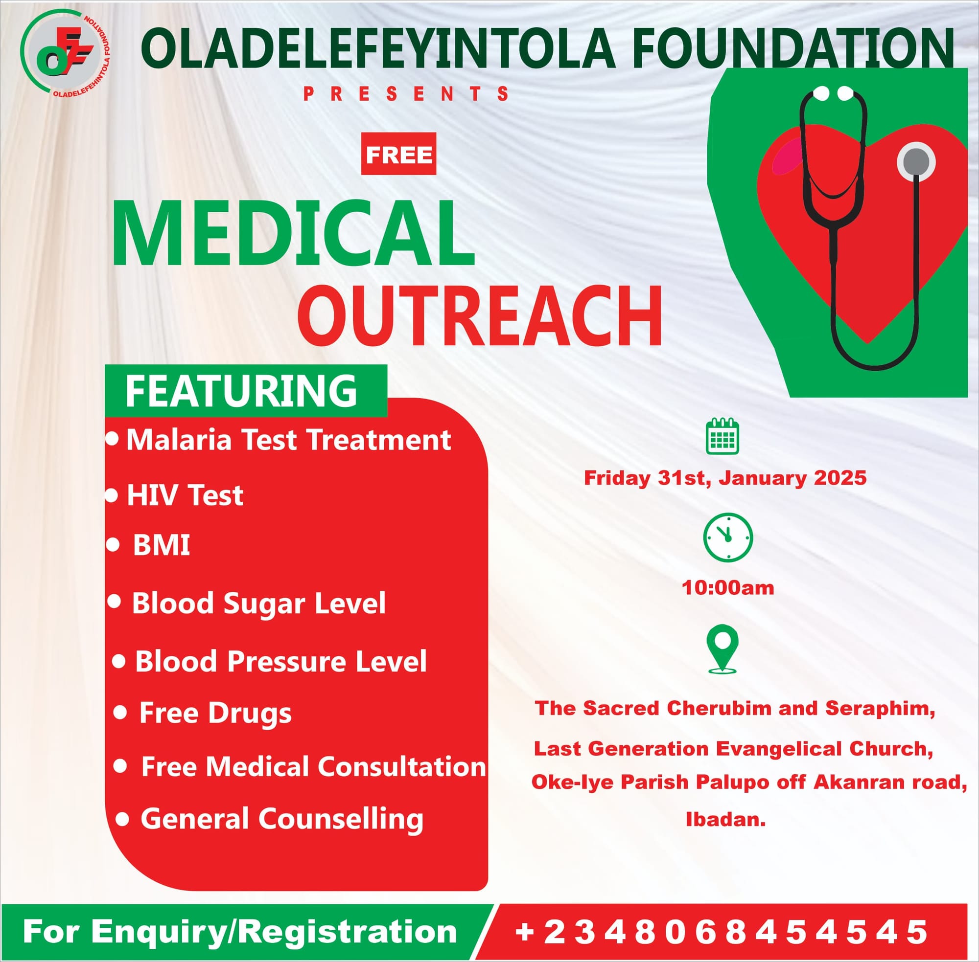 FREE MEDICAL CHECK UP