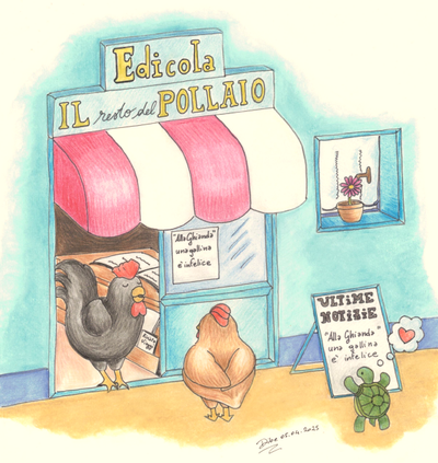 "Alla Ghianda, una gallina è infelice!"