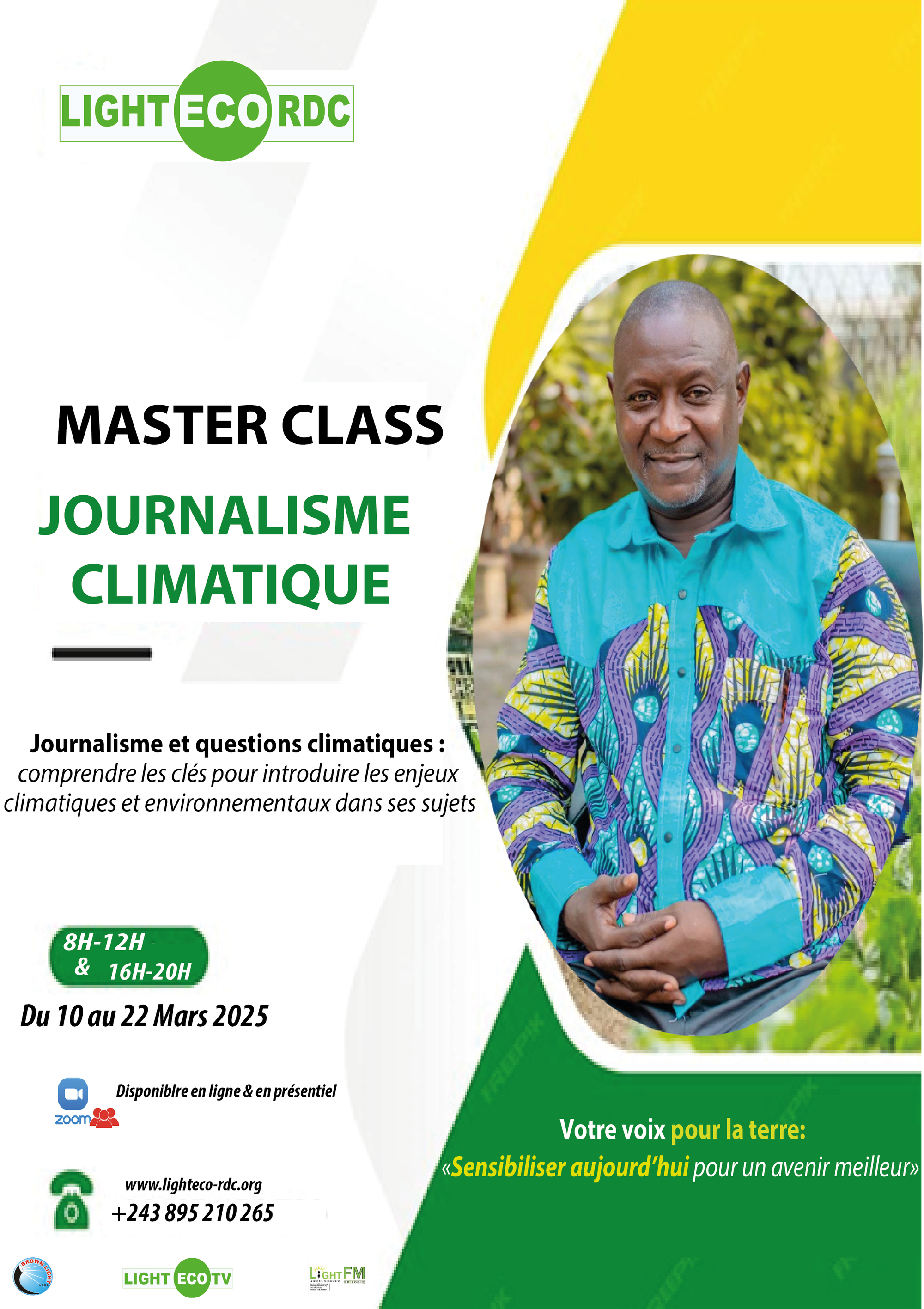 MASTER CLASS: JOURNALISME ET QUESTIONS CLIMATIQUES