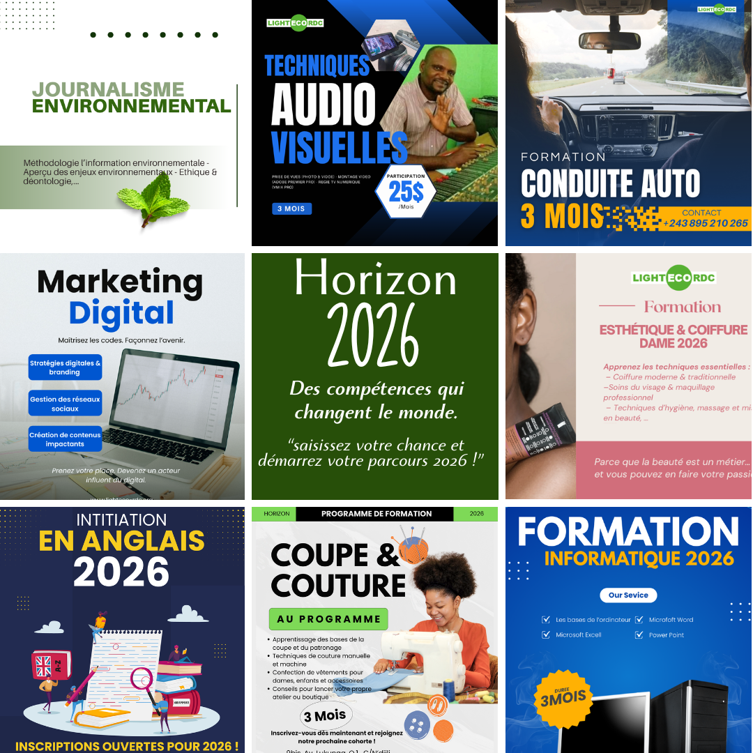 Horizon 2026 : LIGHT ECO RDC dévoile son programme de formation élargi