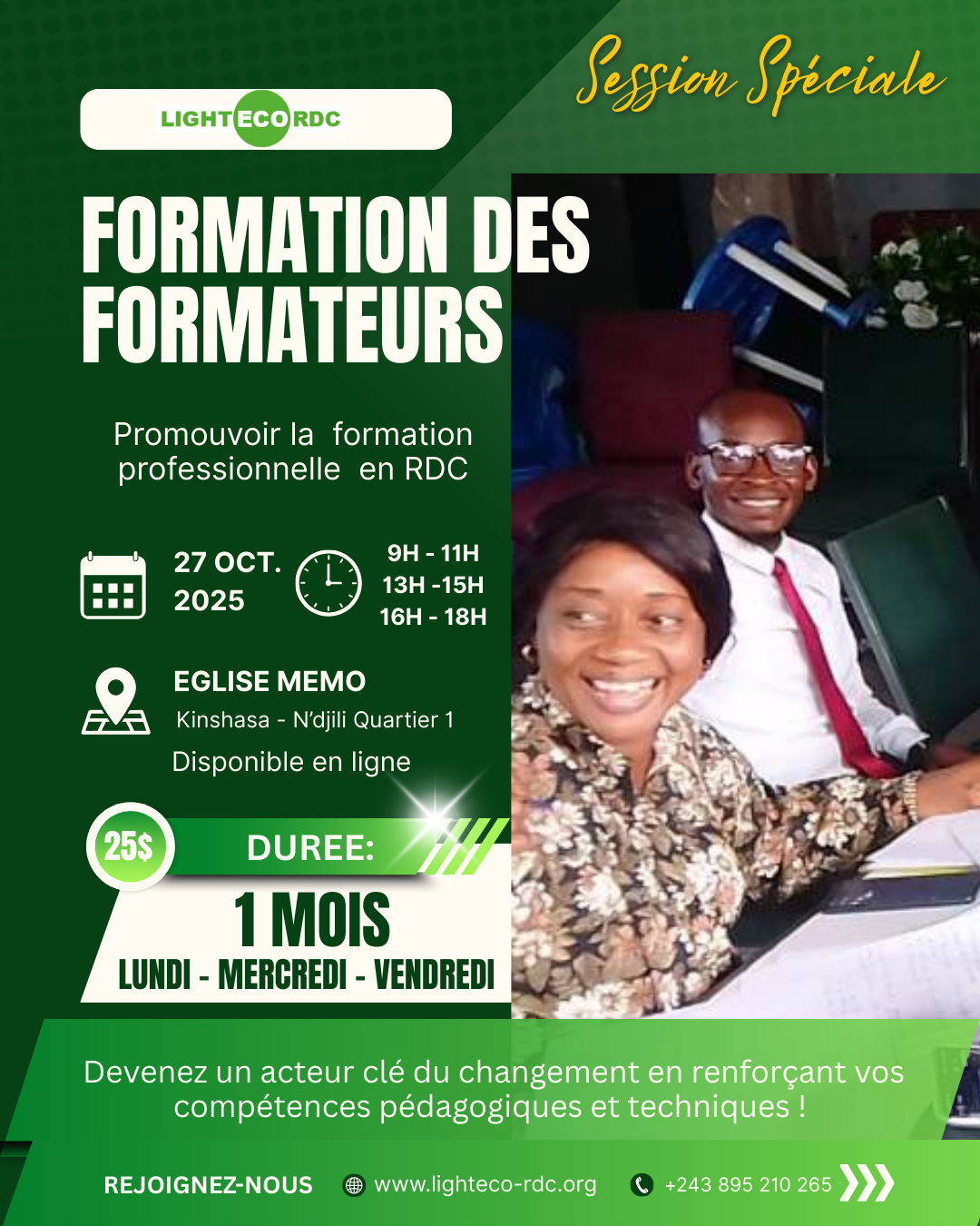 FORMATION DES FORMATEURS