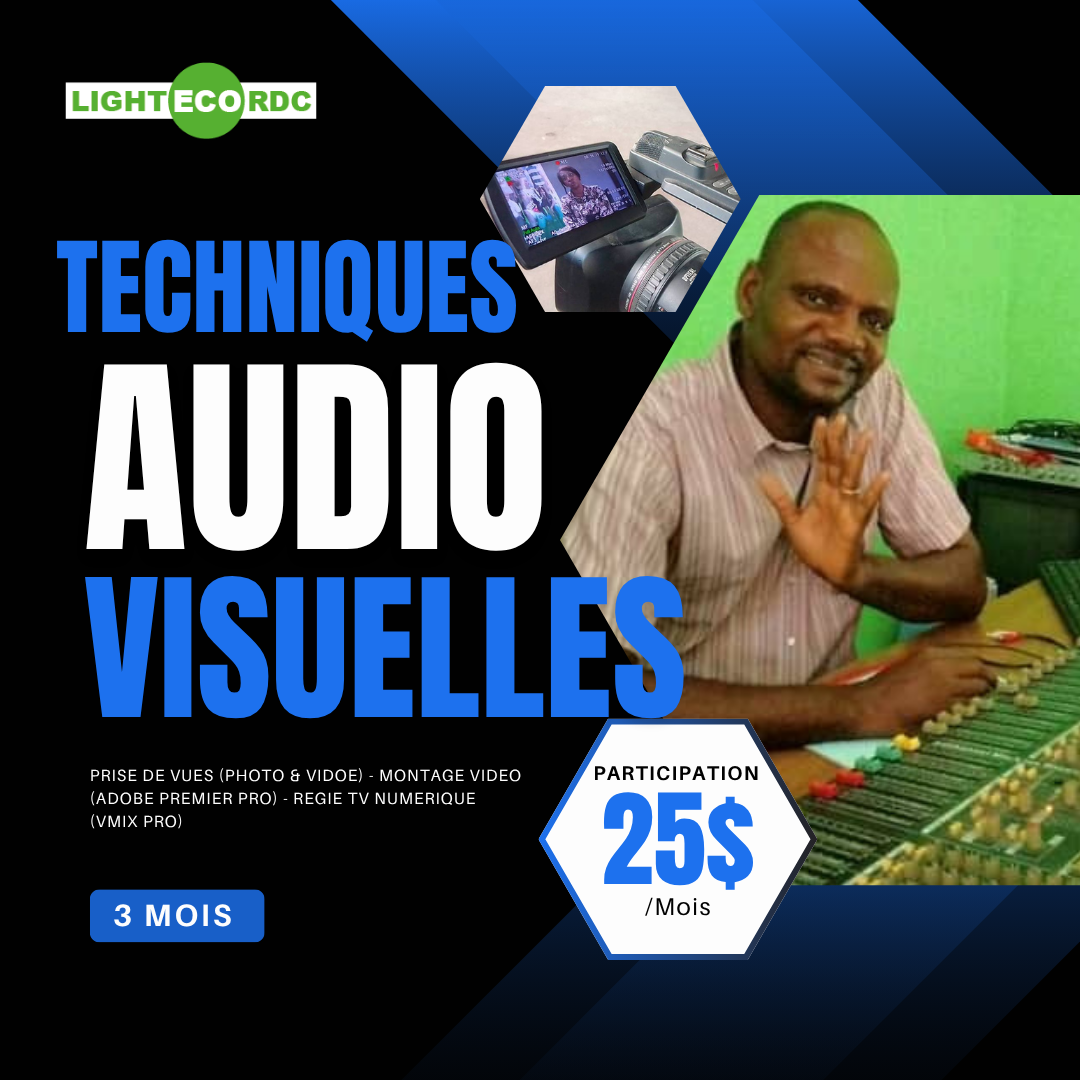 FORMATION TECHNIQUES AUDIOVISUELLES