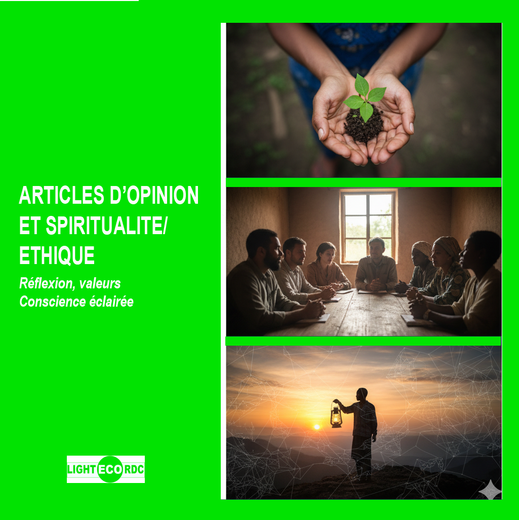 OPINIONS & SPIRITUALITES/ETHIQUE