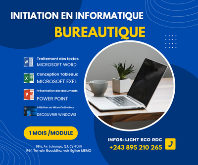 Formation : Initiation à l’Informatique Bureautique
