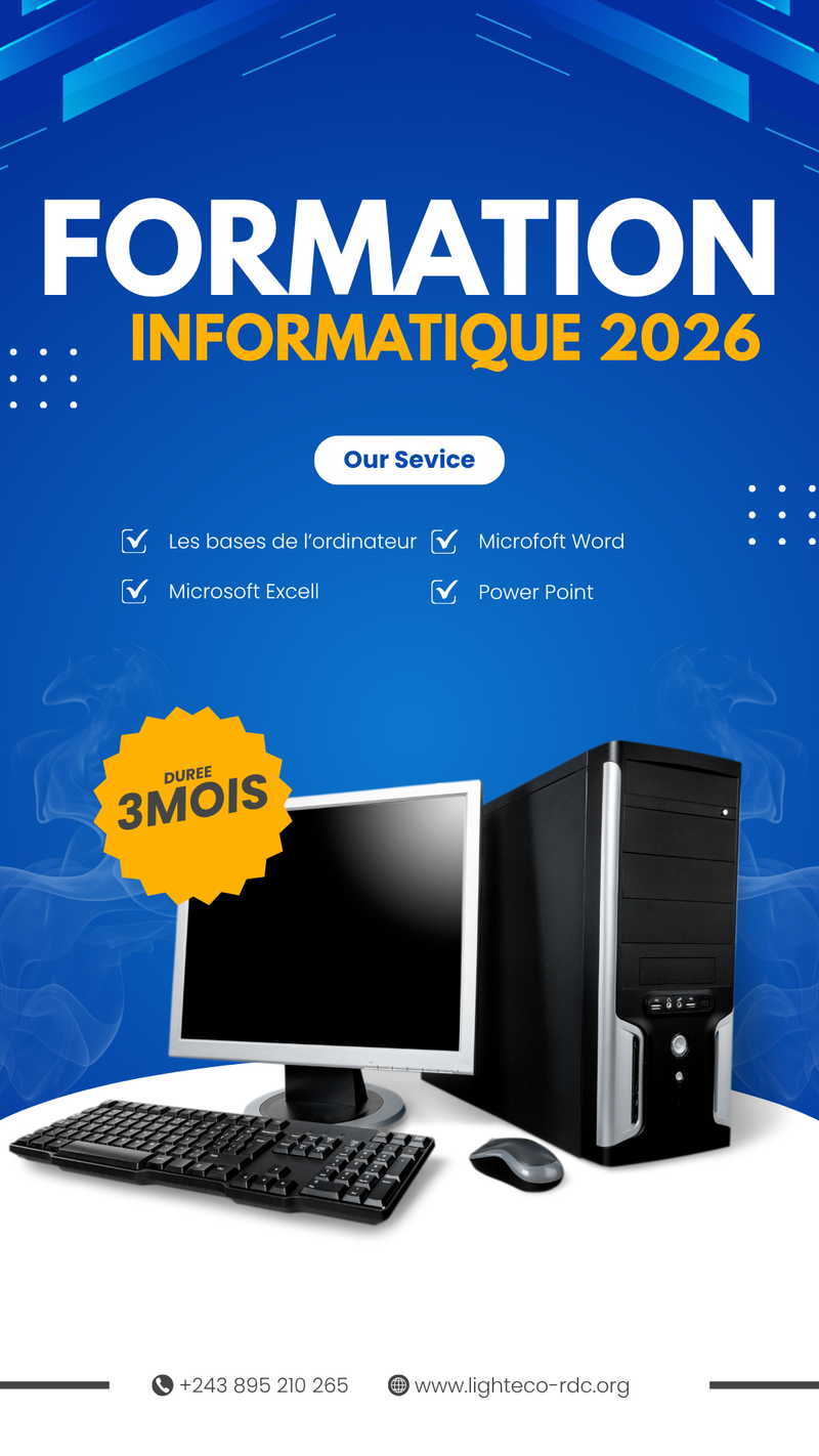 Formation : Initiation à l’Informatique Bureautique