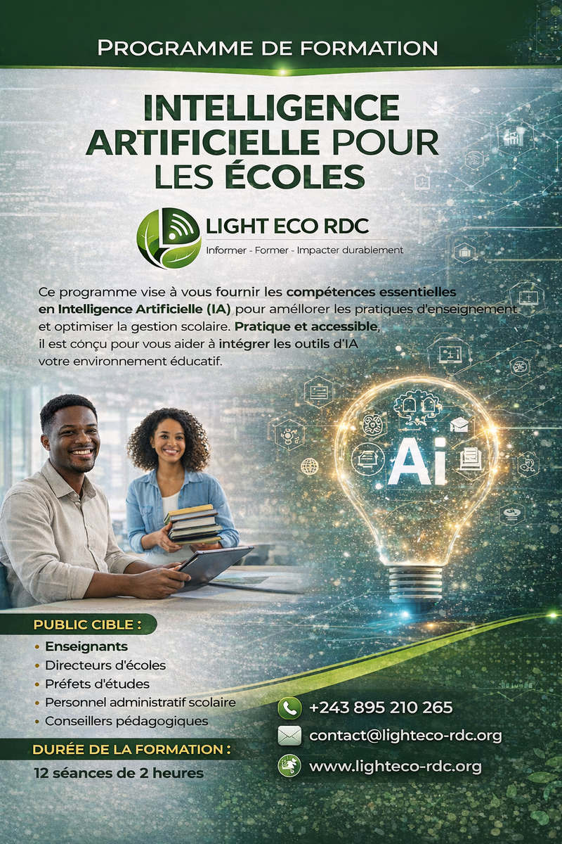 Formation en Intelligence Artificielle pour les acteurs de l’éducation