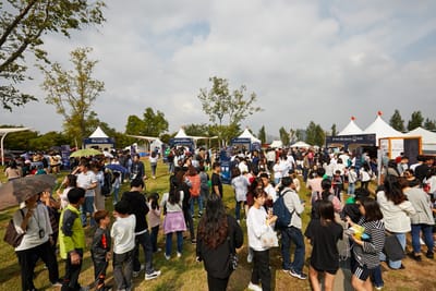 Hanwha Booth at the Fireworks Festival 2019