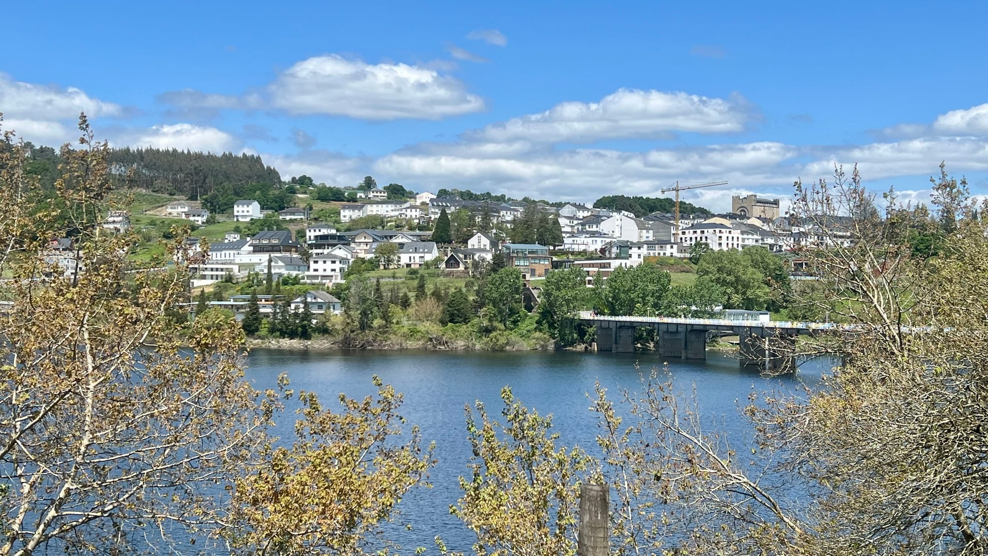 Arriving in Portomarin