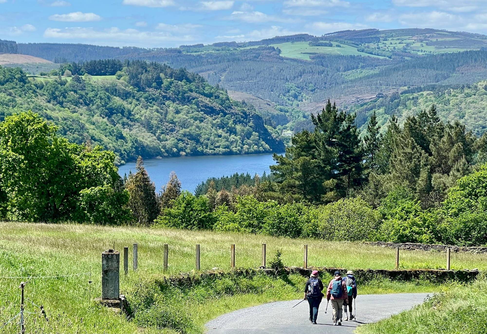 Arriving in Portomarin