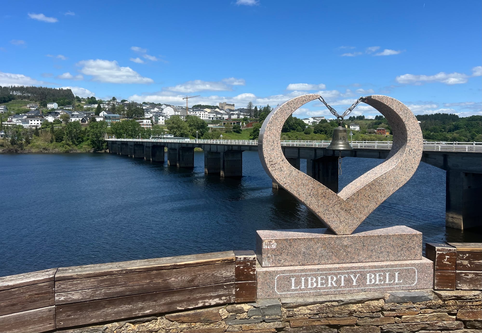 Arriving in Portomarin