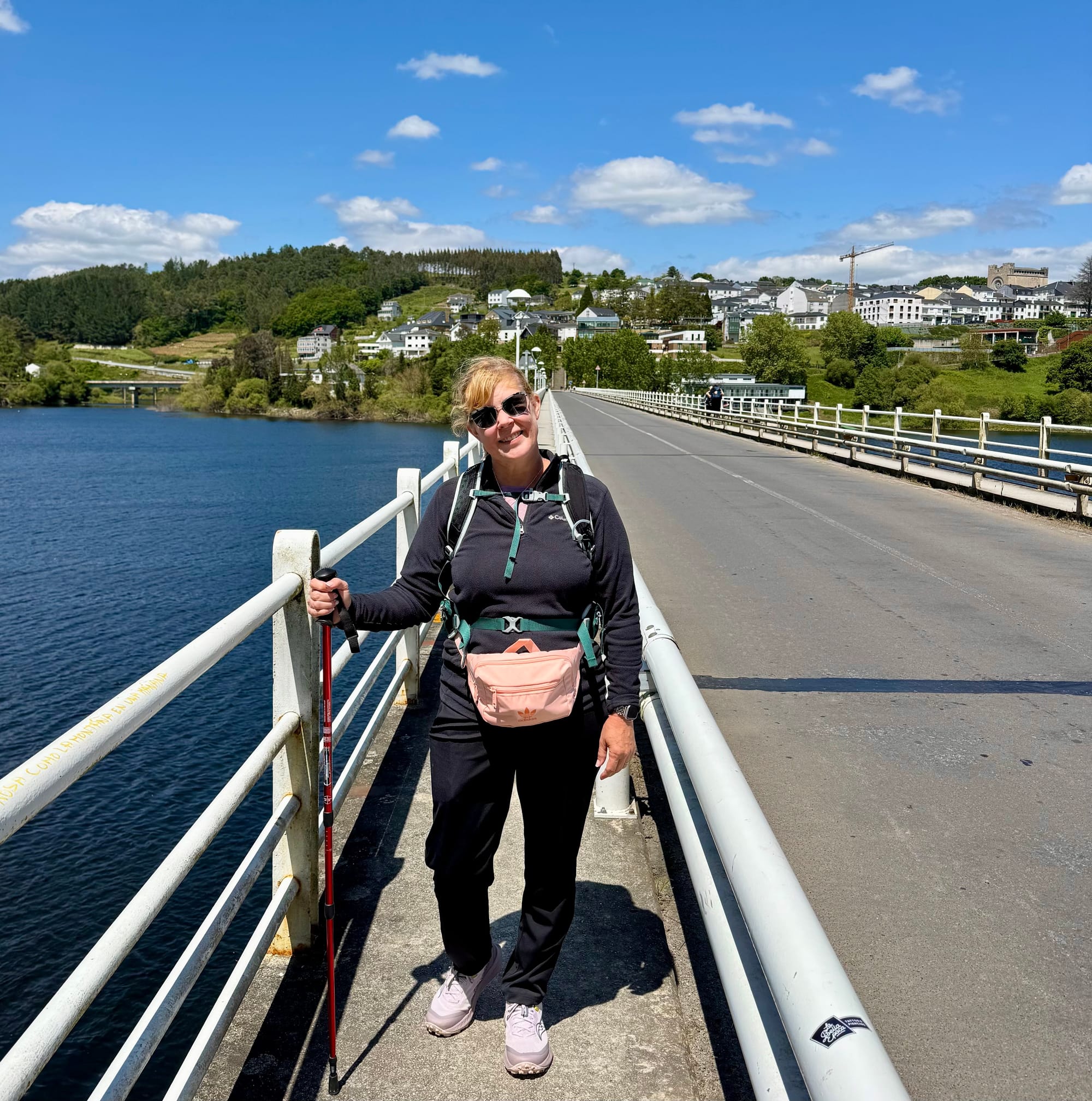 Arriving in Portomarin