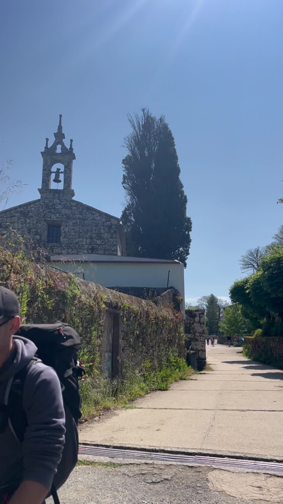 Loved hearing the church bells as we left this little town 