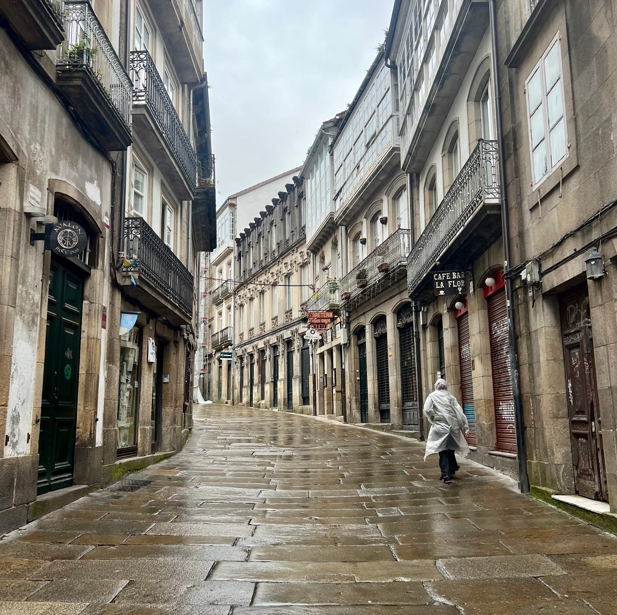 Streets of Santiago welcoming us