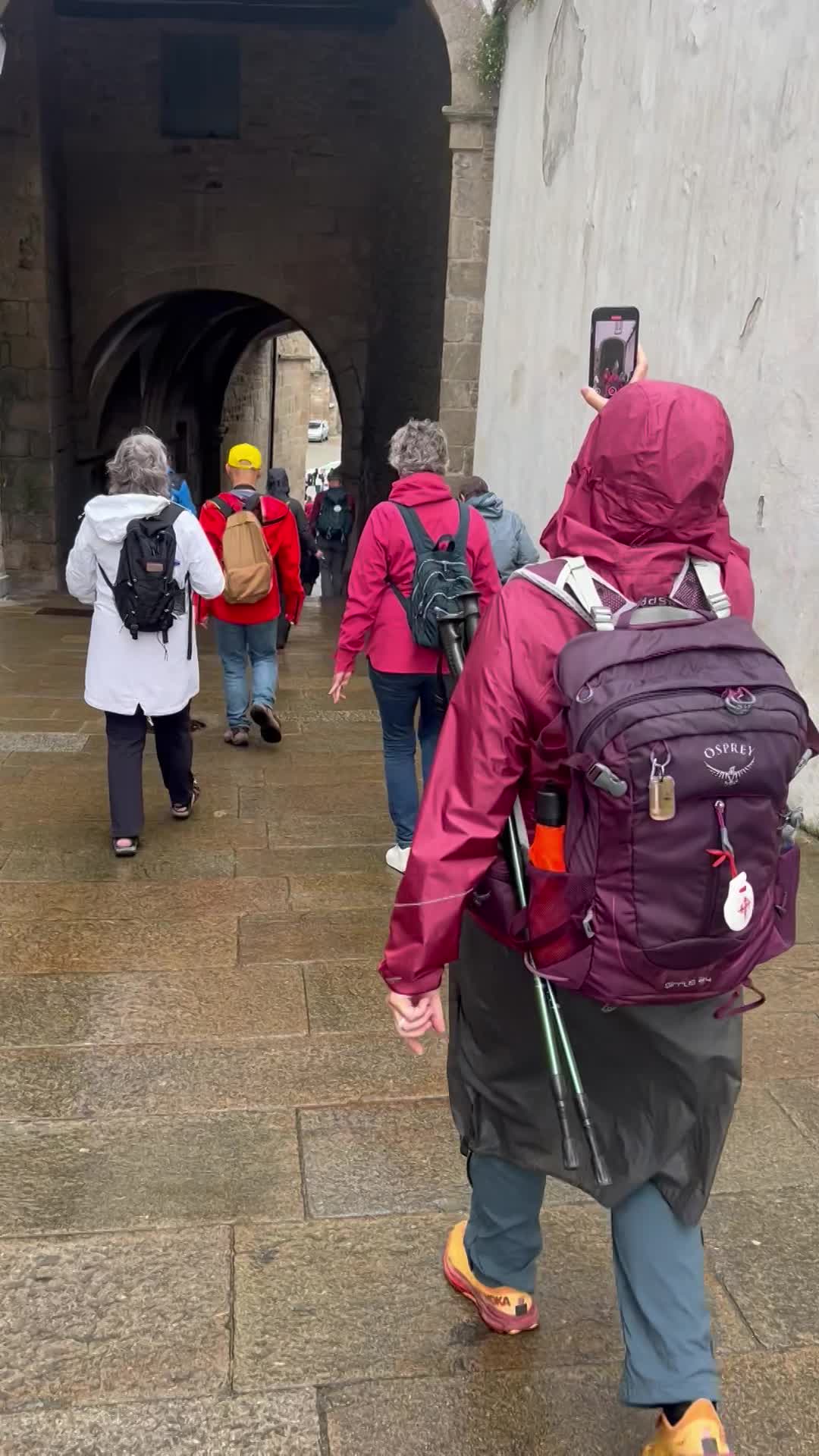 Streets of Santiago welcoming us