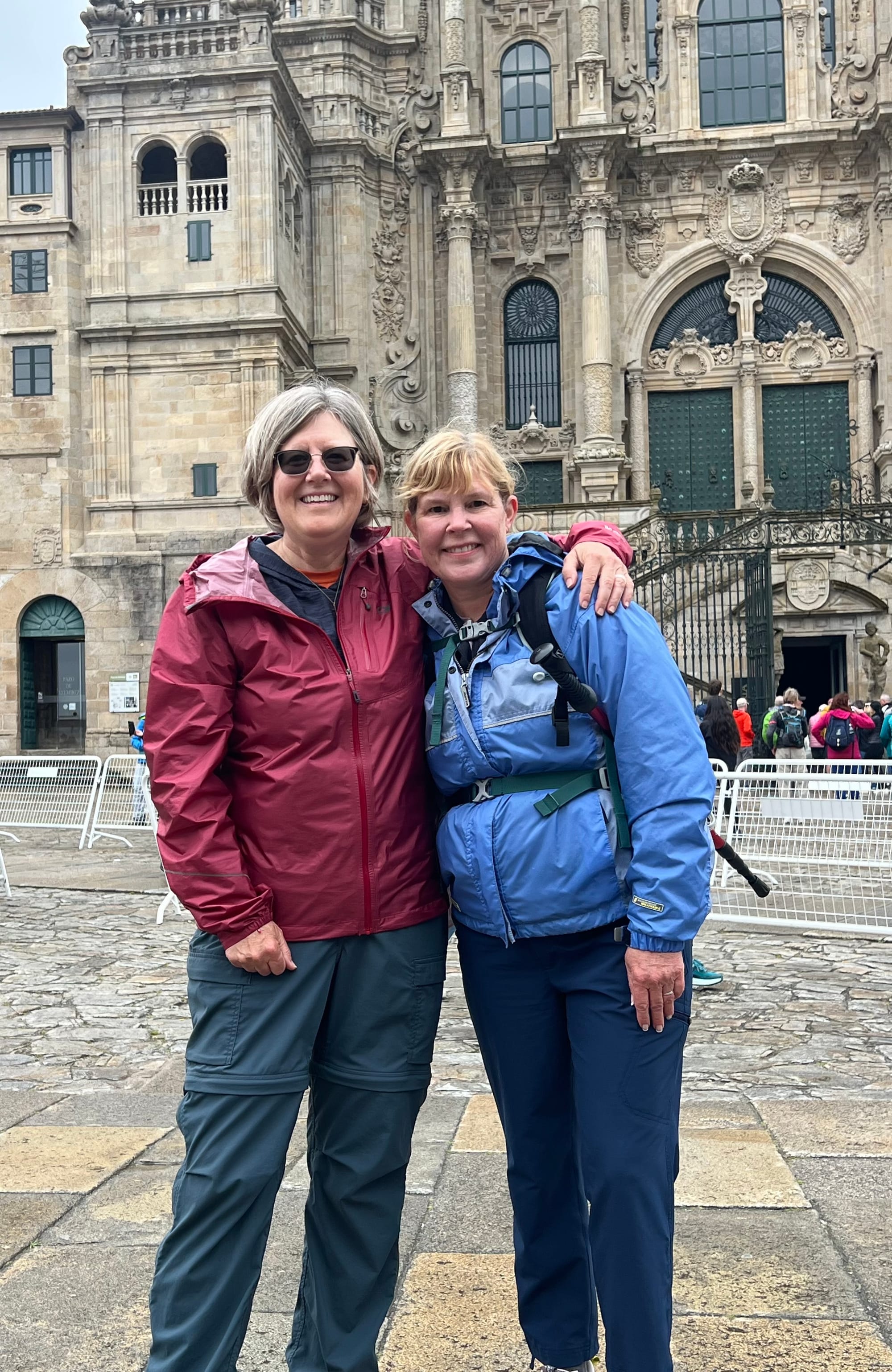 Arrival at the Cathedral plaza