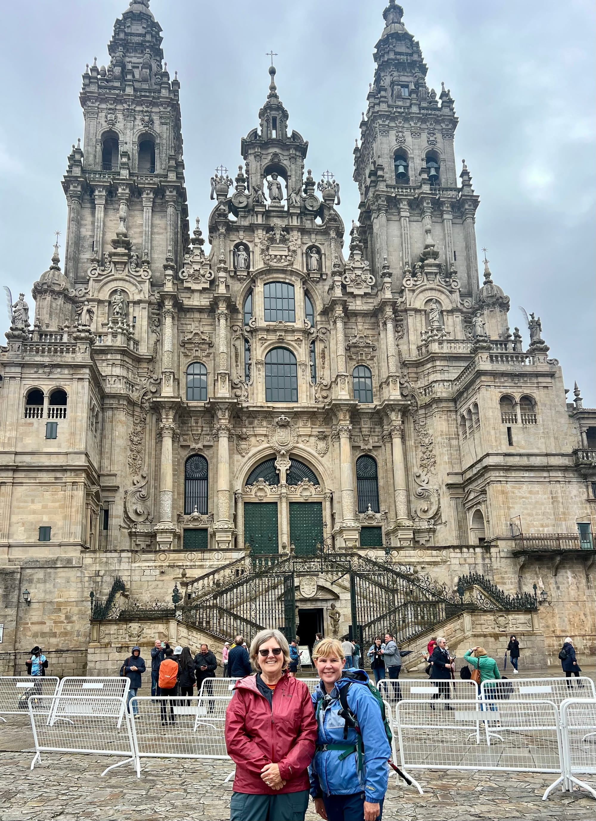 Arrival at the Cathedral plaza