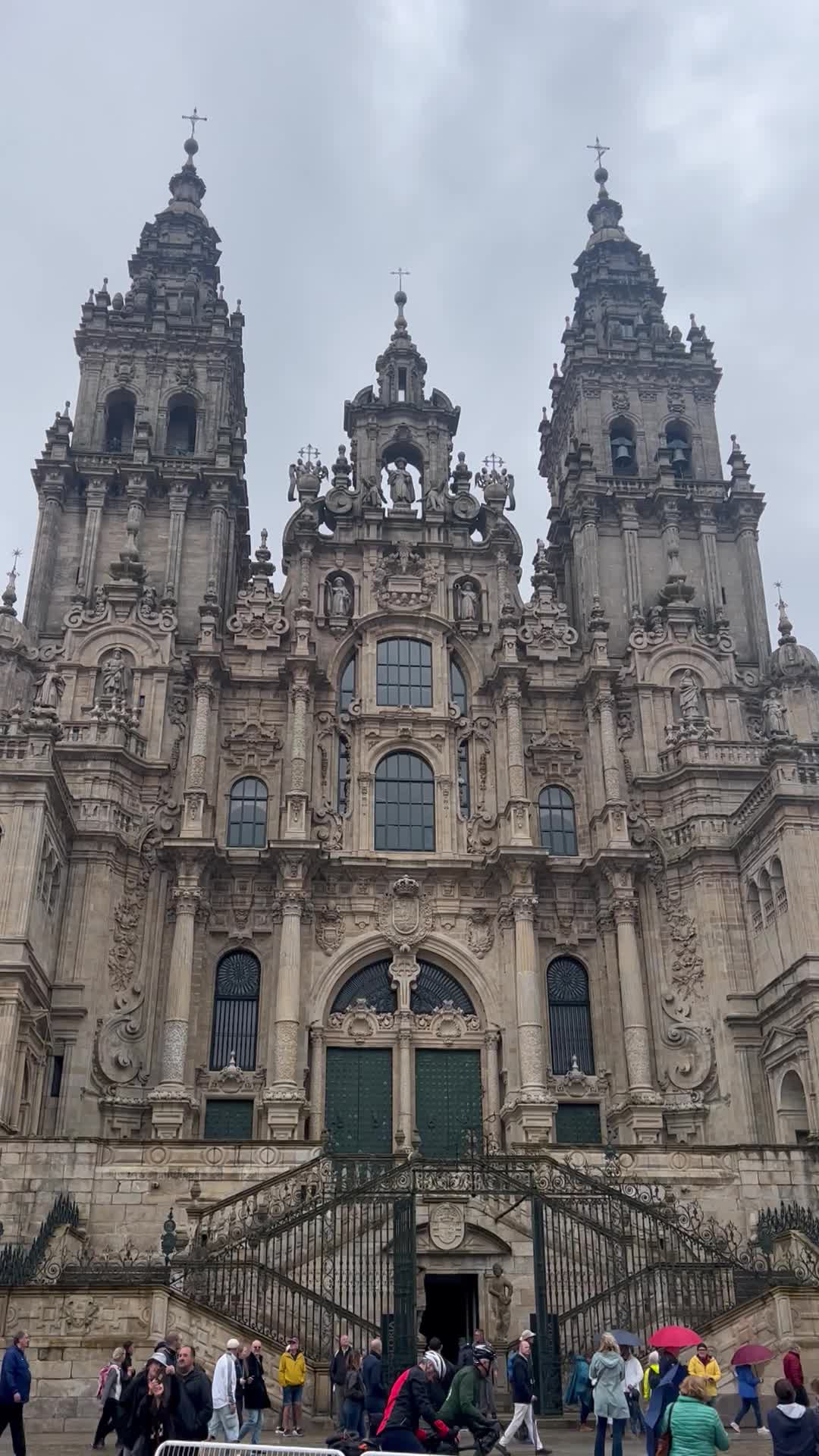 Arrival at the Cathedral plaza