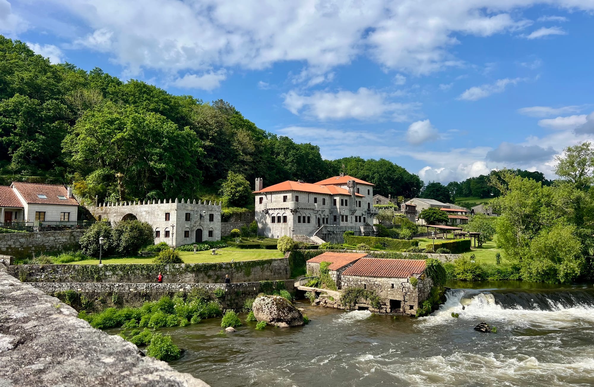 Medieval bridge in Pontemaceira