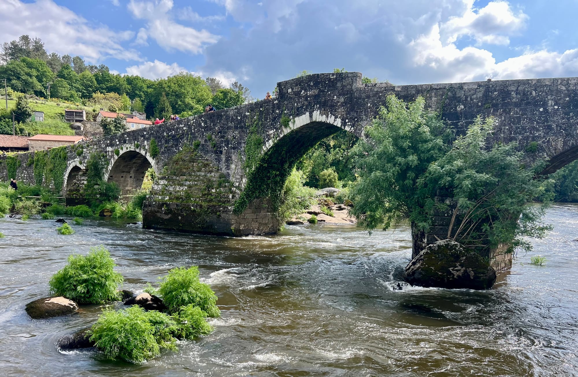 Medieval bridge in Pontemaceira