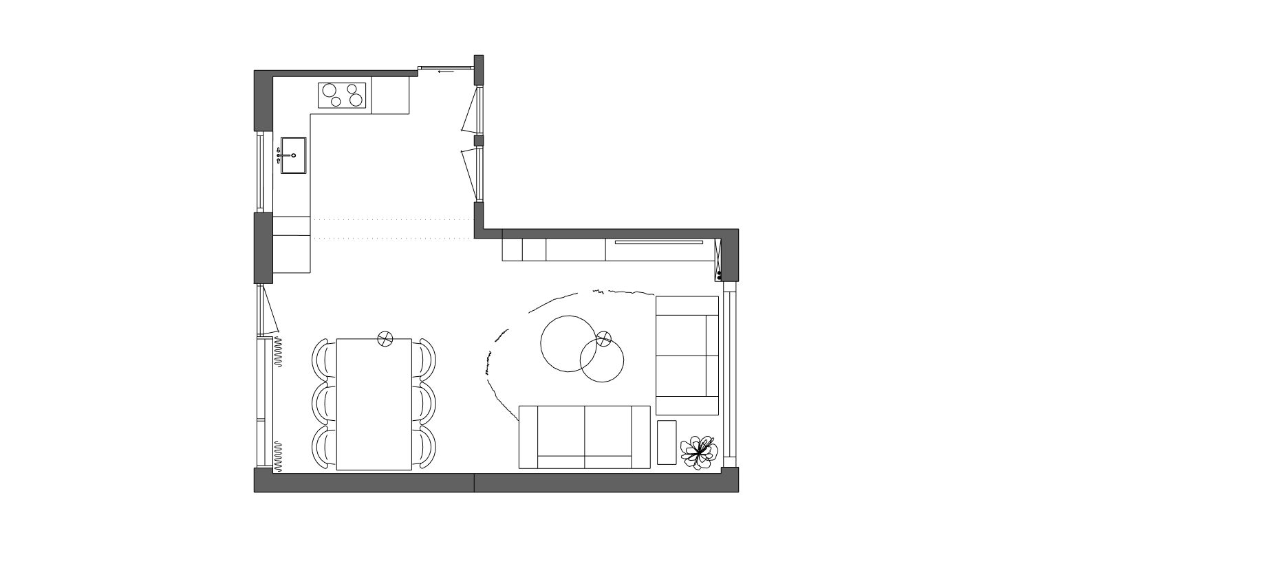 Totaal ontwerp woonkamer Lomm