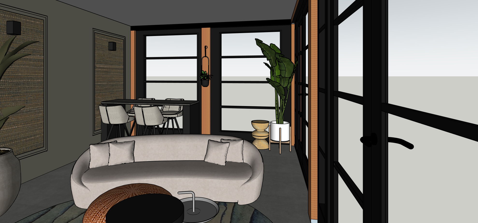 Totaal ontwerp buitenverblijf Velden