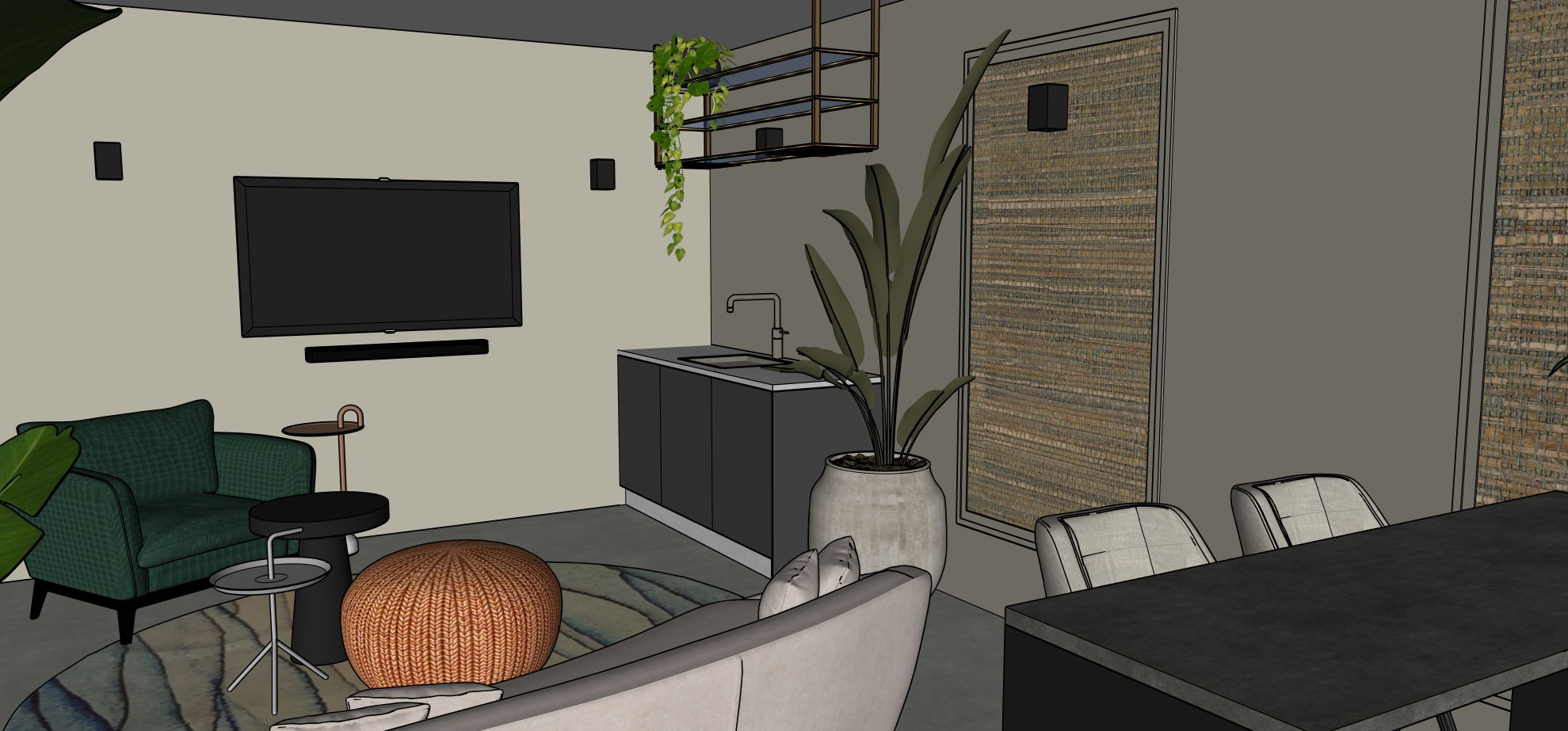 Totaal ontwerp buitenverblijf Velden