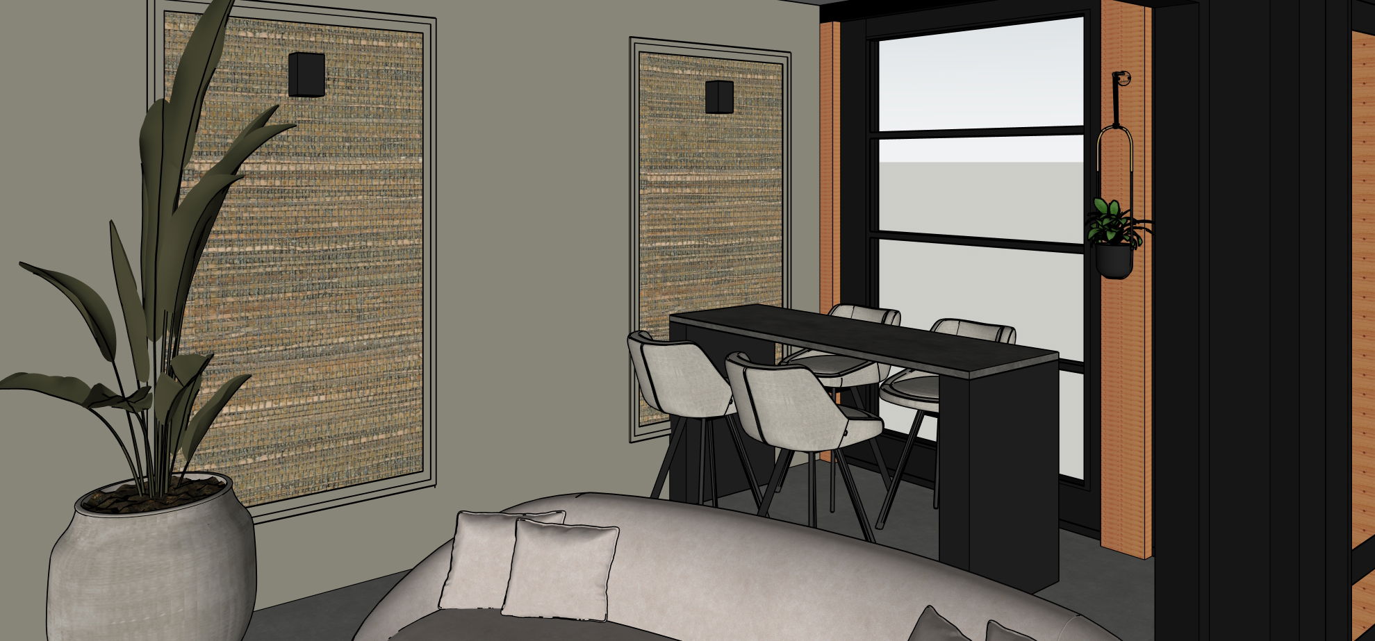 Totaal ontwerp buitenverblijf Velden