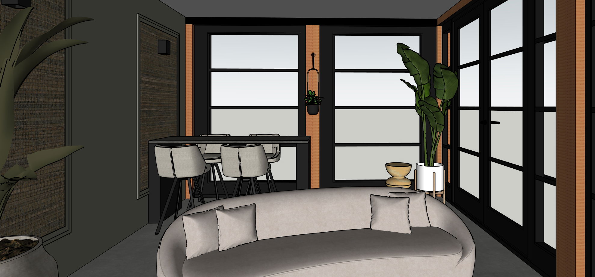 Totaal ontwerp buitenverblijf Velden