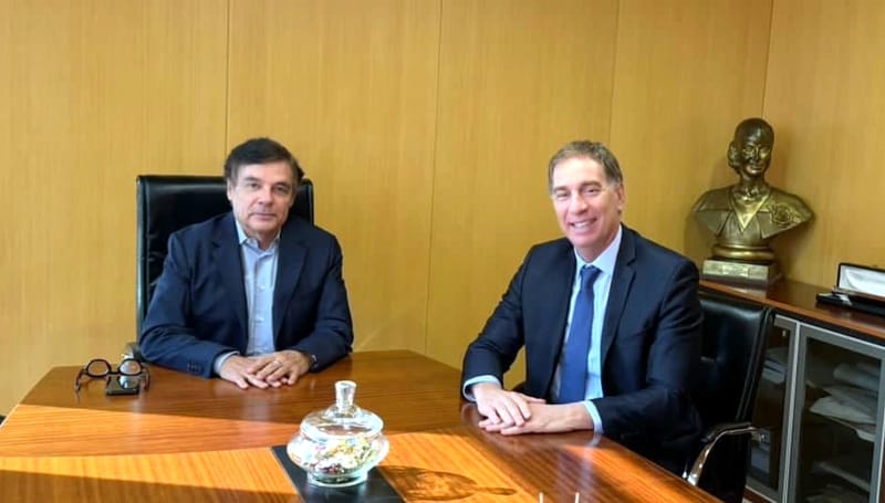 Encuentro entre Rovira y Santilli