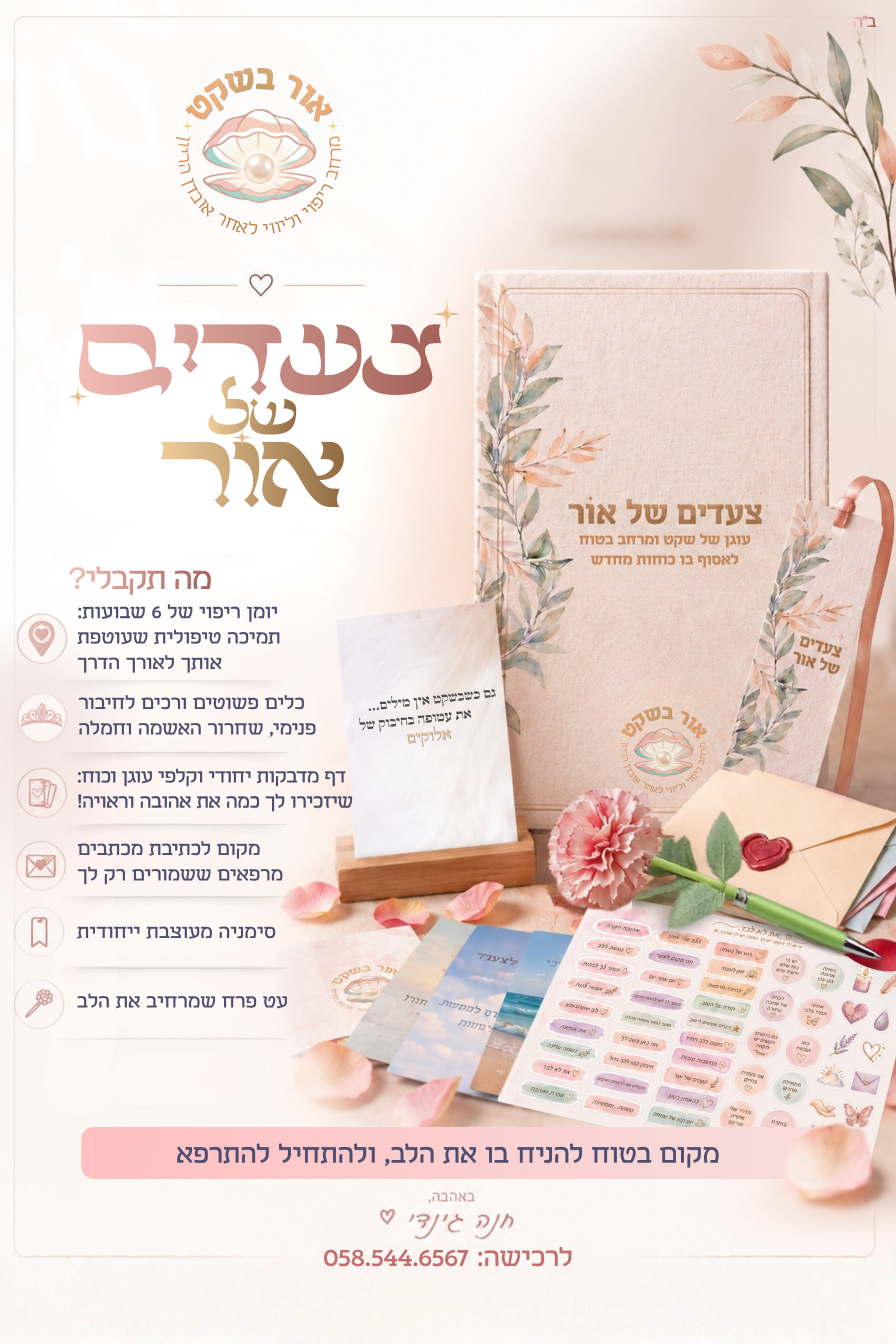 ערכת היומן 'צעדים של אור'