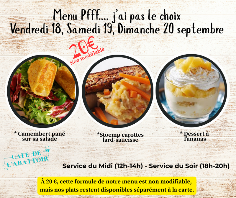 MENU Pffffff   ........ J'ai pas le choix