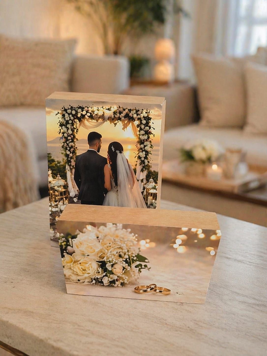 תמונה מודפסת על בלוק עץ איכותי בגודל 13x18