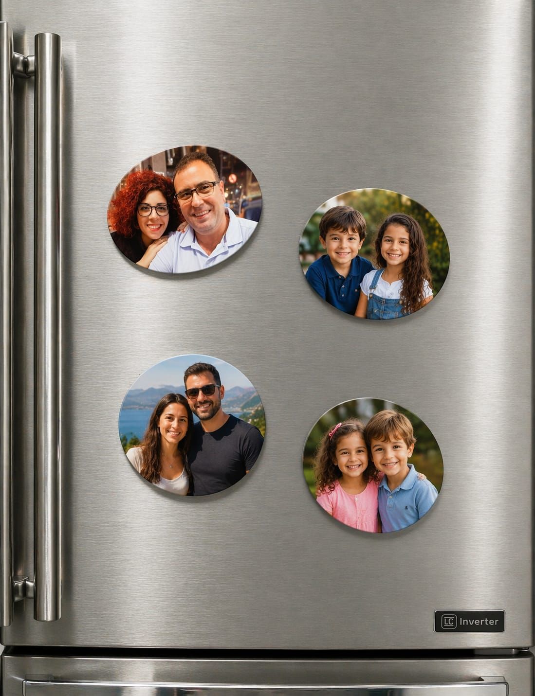 מתנה אישית מגנט מעץ עם תמונה וברכה