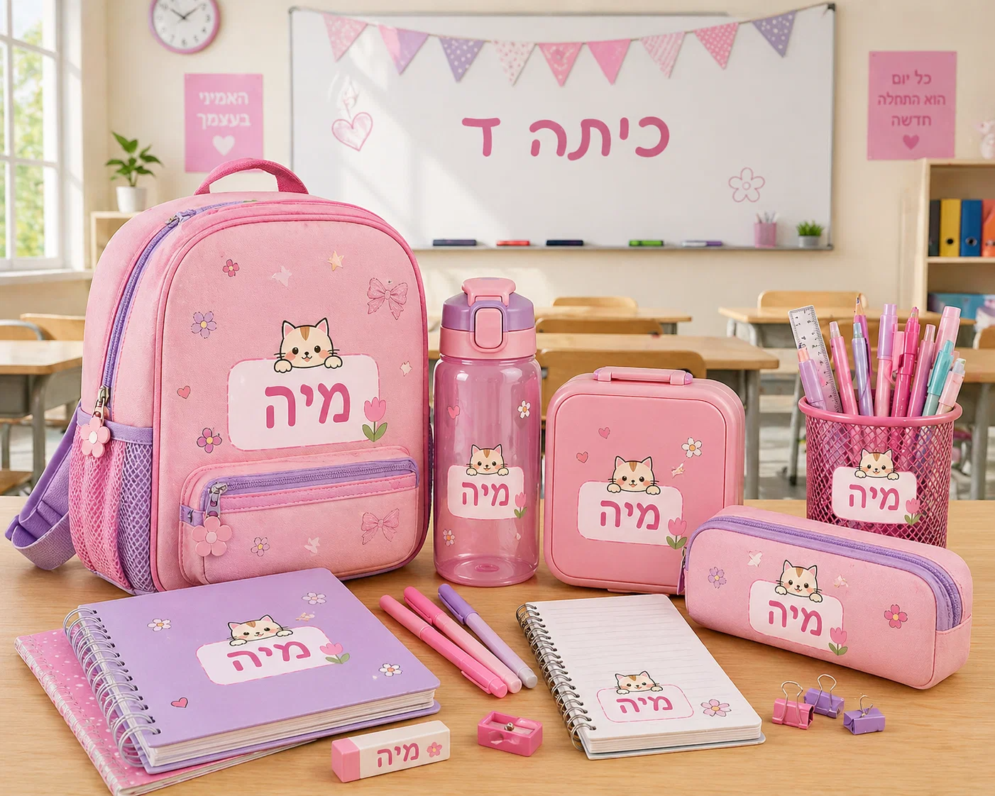 מדבקות נסיכות לבית ספר ולגן