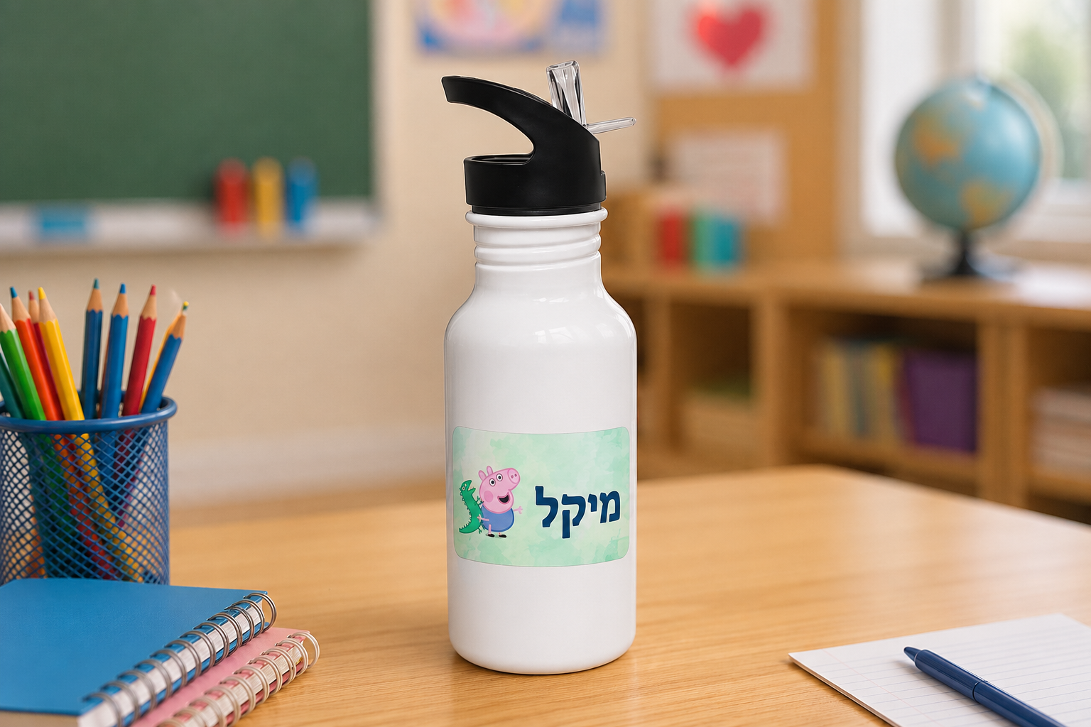 מדבקות שם עמידות לילדים במגוון עיצובים