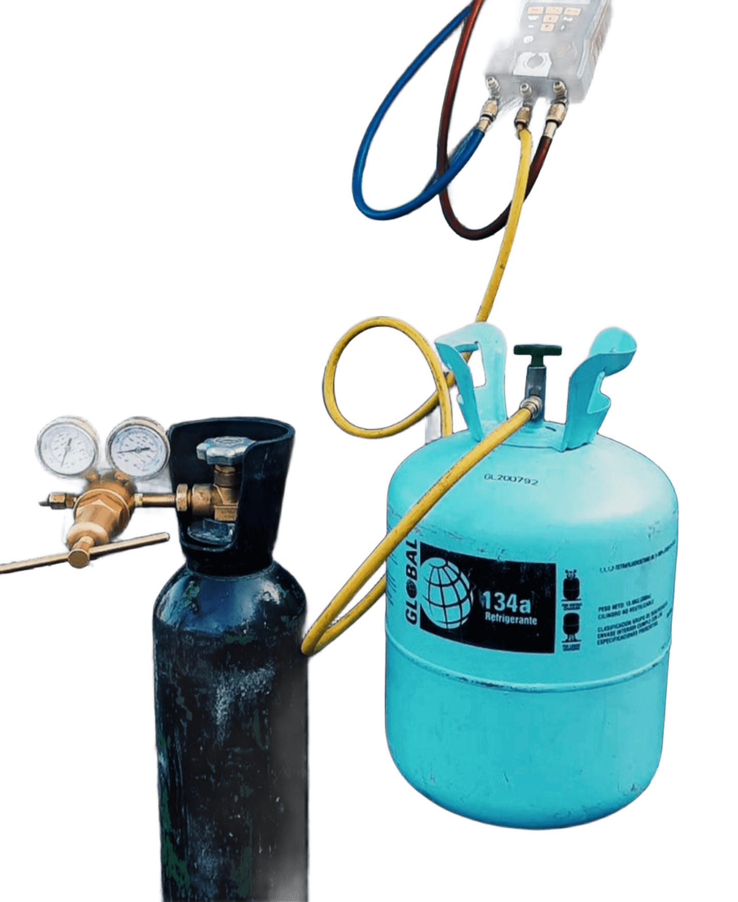 إصلاح مكيف السيارة بالمنزل  وتعبئة غاز فريون 