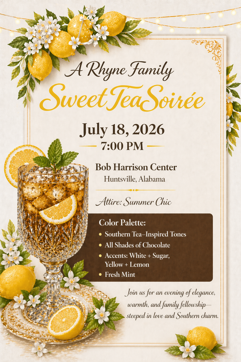 Sweet Tea Soirée