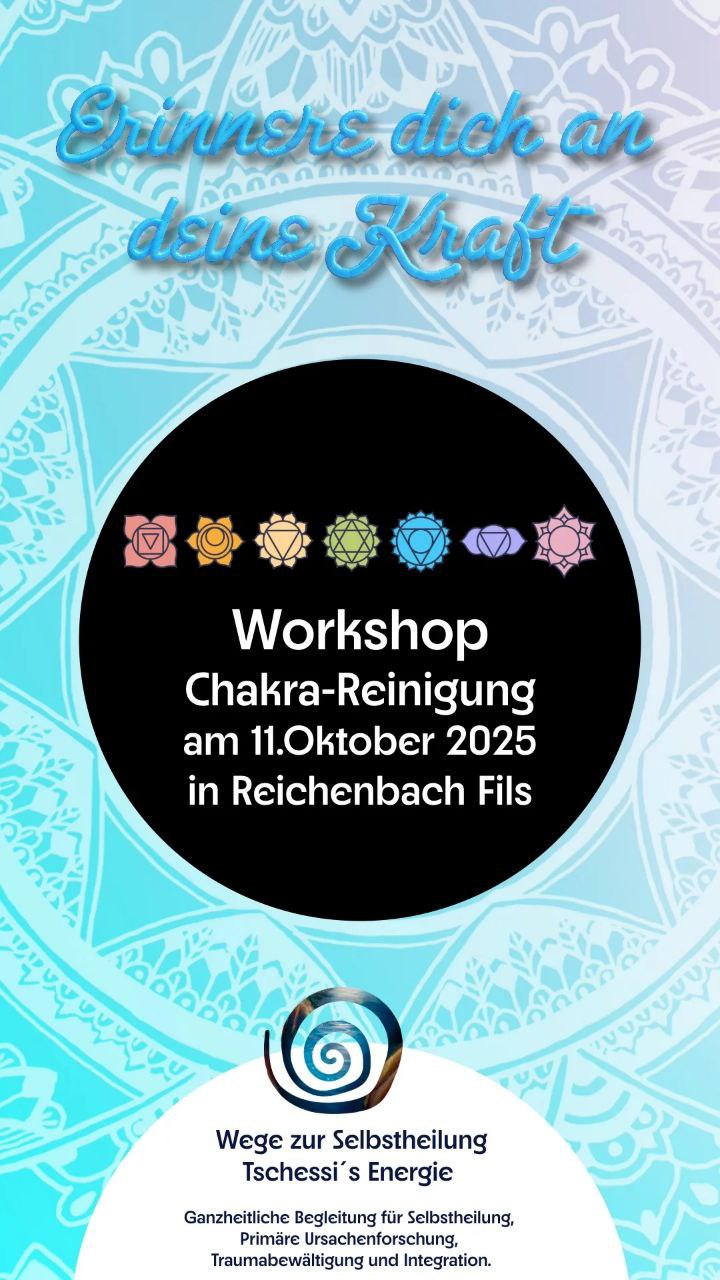 Tagesworkshop - Chakra Reinigung/Extraktion am 11.10.2025