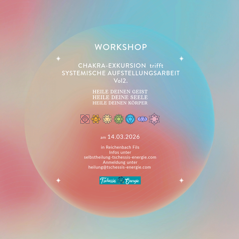 Workshop - Chakra-Exkursion trifft Systemische Aufstellung Vol. 2 am 14.03.2026