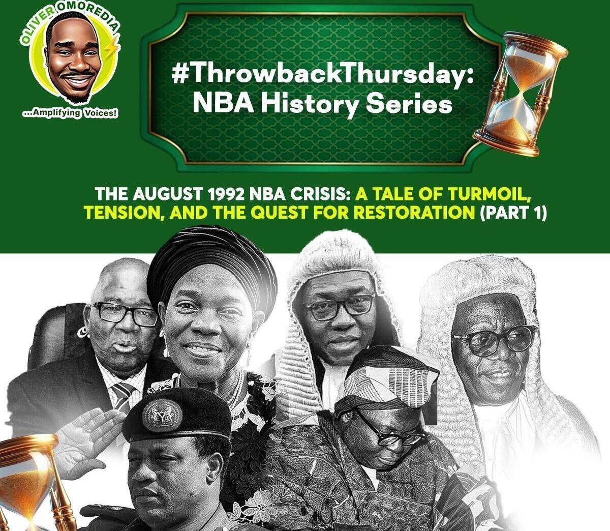 #THROWBACKTHURSDAY: THE AUGUST 1992 NBA CRISIS: A TALE OF TURMOIL, TENSION, AND THE QUEST FOR RESTORATION PART 1