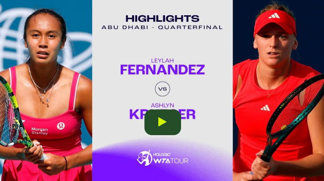 Abu Dhabi | WTA 2025 (Quarterfinal - 2)