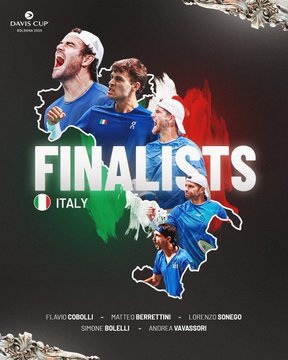 إيطاليا وإسبانيا… نهائي تاريخي في كأس ديفيز 2025