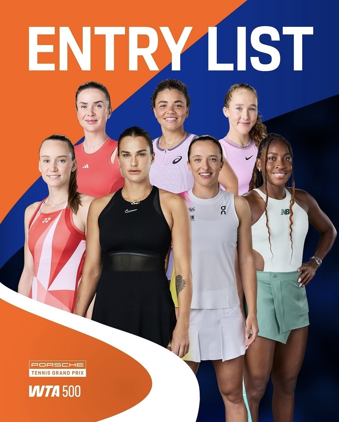 📰 قائمة نارية لبطولة شتوتغارت WTA500