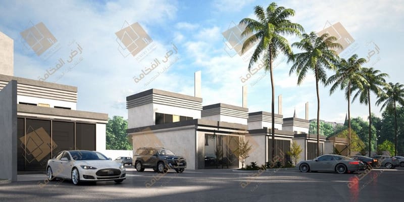 تصميم معماري وتجاري متكامل برؤية عصرية