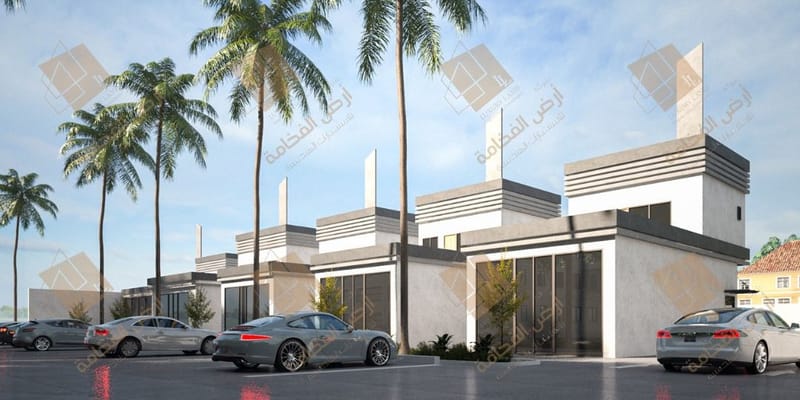 تصميم معماري وتجاري متكامل برؤية عصرية