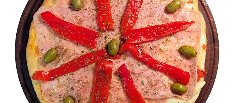 Jamón y Morrones