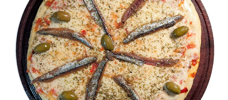 Anchoas con Muzzarella