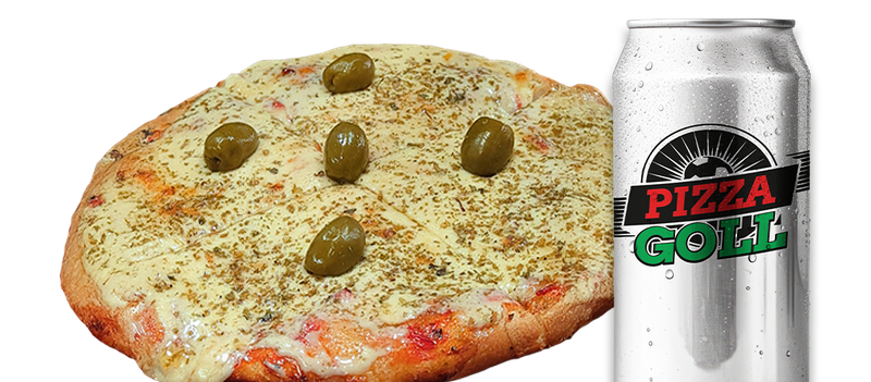 PROMO #05 - 1 Pizza individual Muzzarella + Gaseosa en Lata