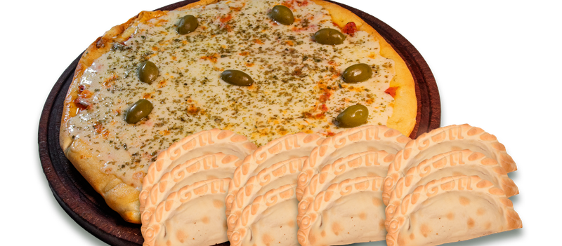 PROMO #08 - 1 Muzzarella + 12 Empanadas